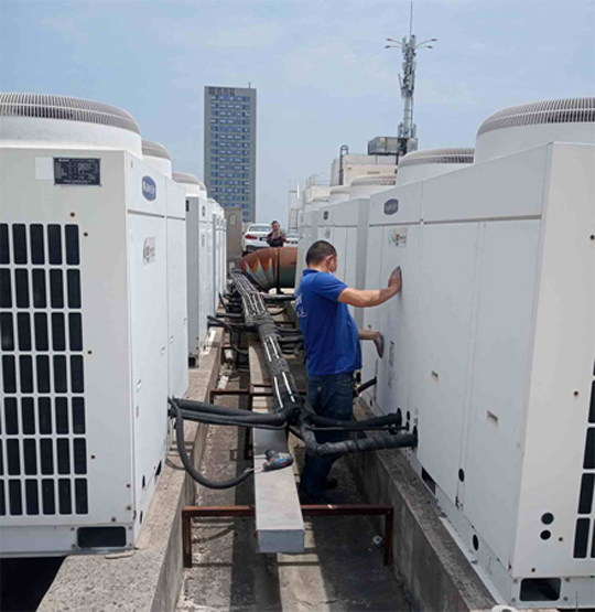 天等中央空调制热和不制冷系统维修方法